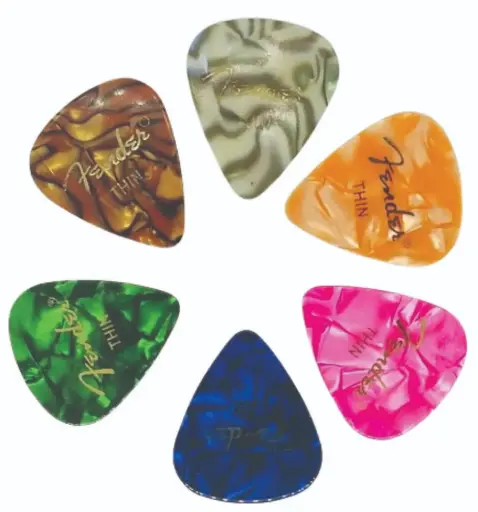 SET X6 PICKS FENDER