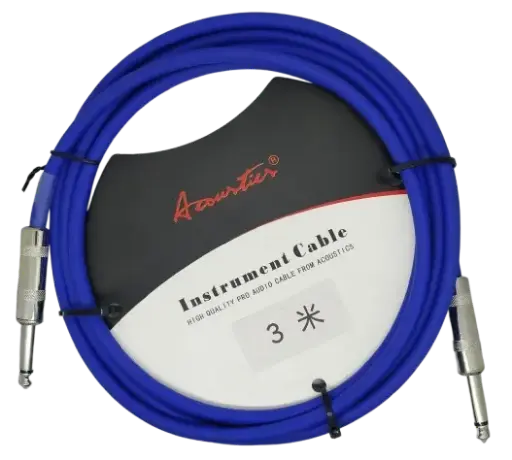 CABLE DE LINEA PARA GUITARRA 3 MT